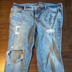 Torrid boyfriend straight jeans